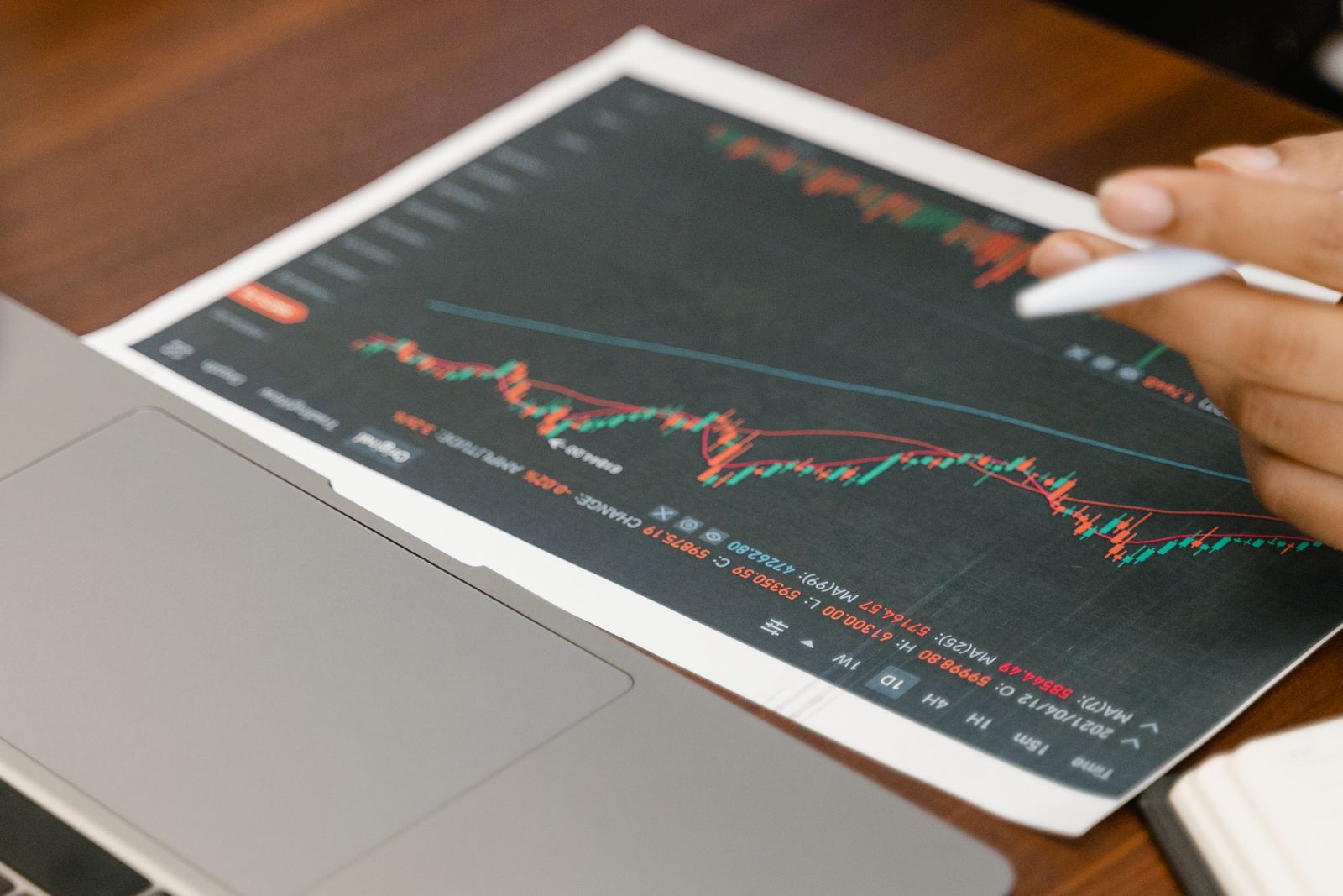 Business Analytic Printout on the Table