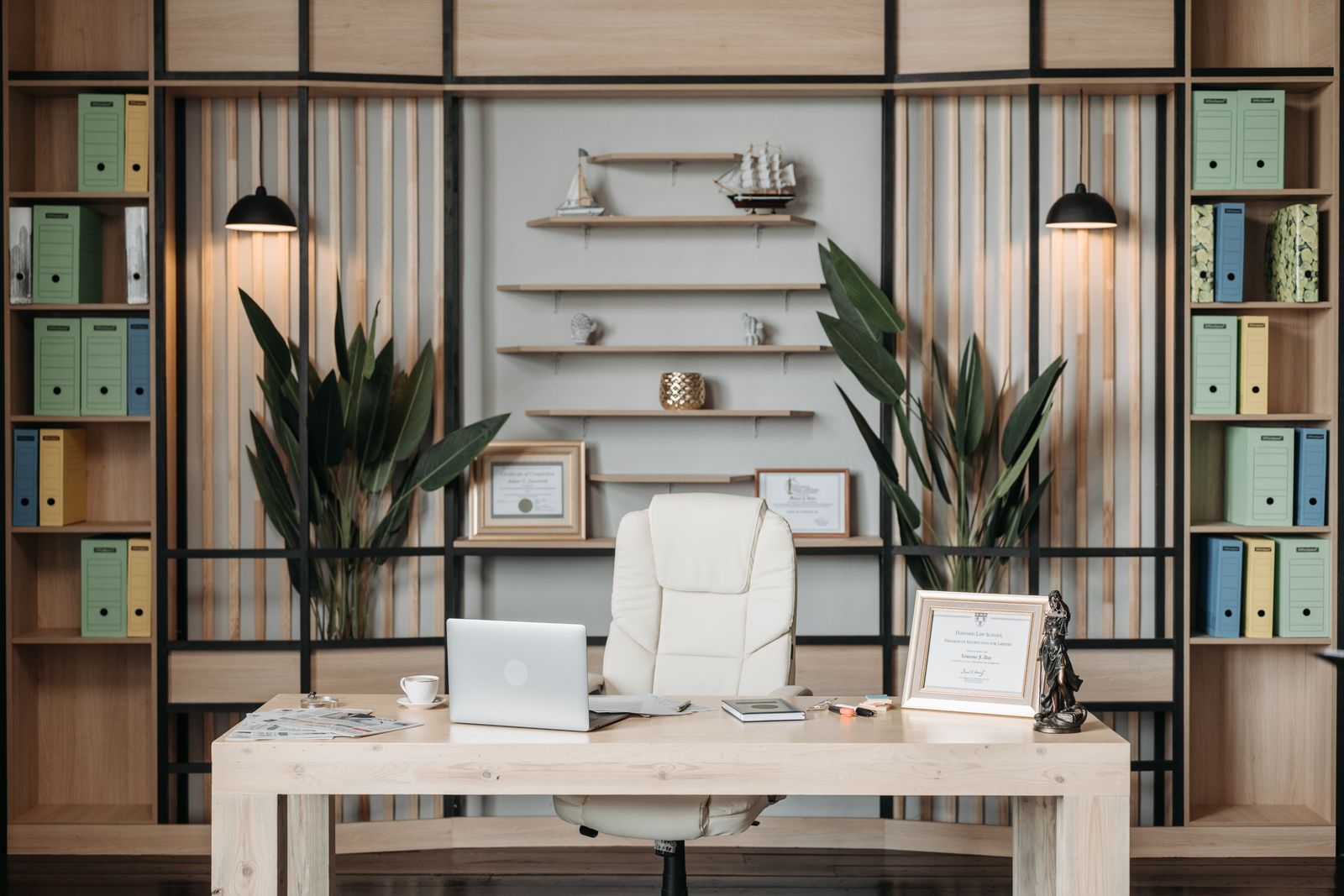 Photo of A Wooden Bookshelf